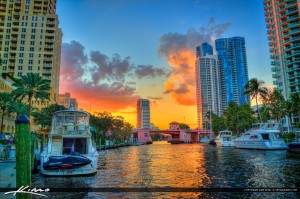 Riveralk Downtown Sunset Fort Lauderdale City